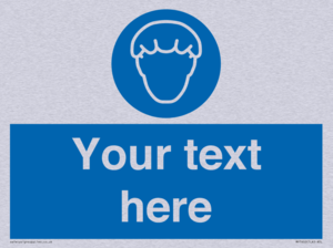 Custom Hair protection must be worn